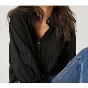 J. Crew Swiss Dot Blouse